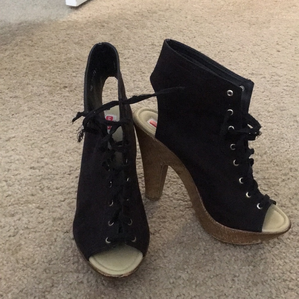 Lace up heels